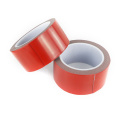 Factory sale red film liner double sided acrylic foam tape